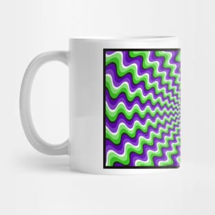 Optical Illusion Moving Colors Artwork Mug